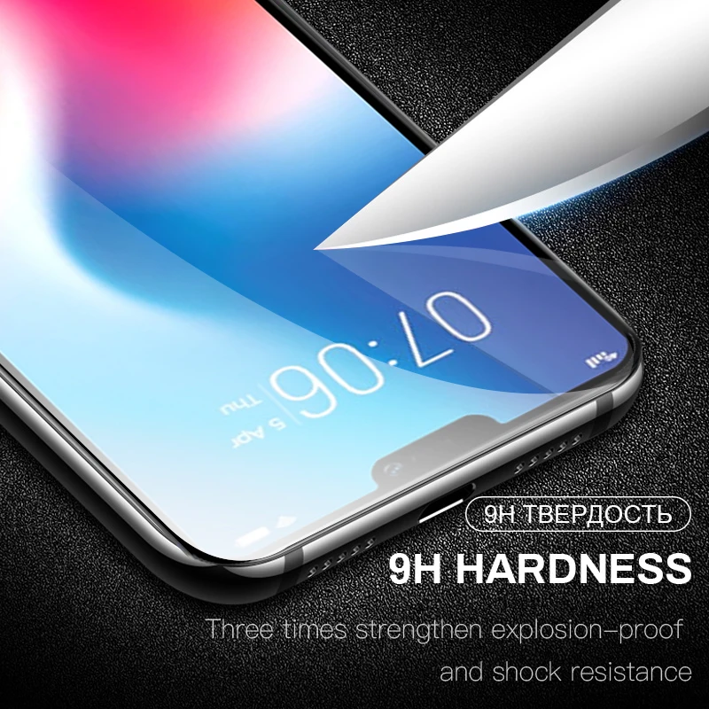 9D Curved Tempered Glass on the for Vivo V9 Screen Protector for Vivo V15 Pro V11 V11i Protective Glass V9pro Protective Film