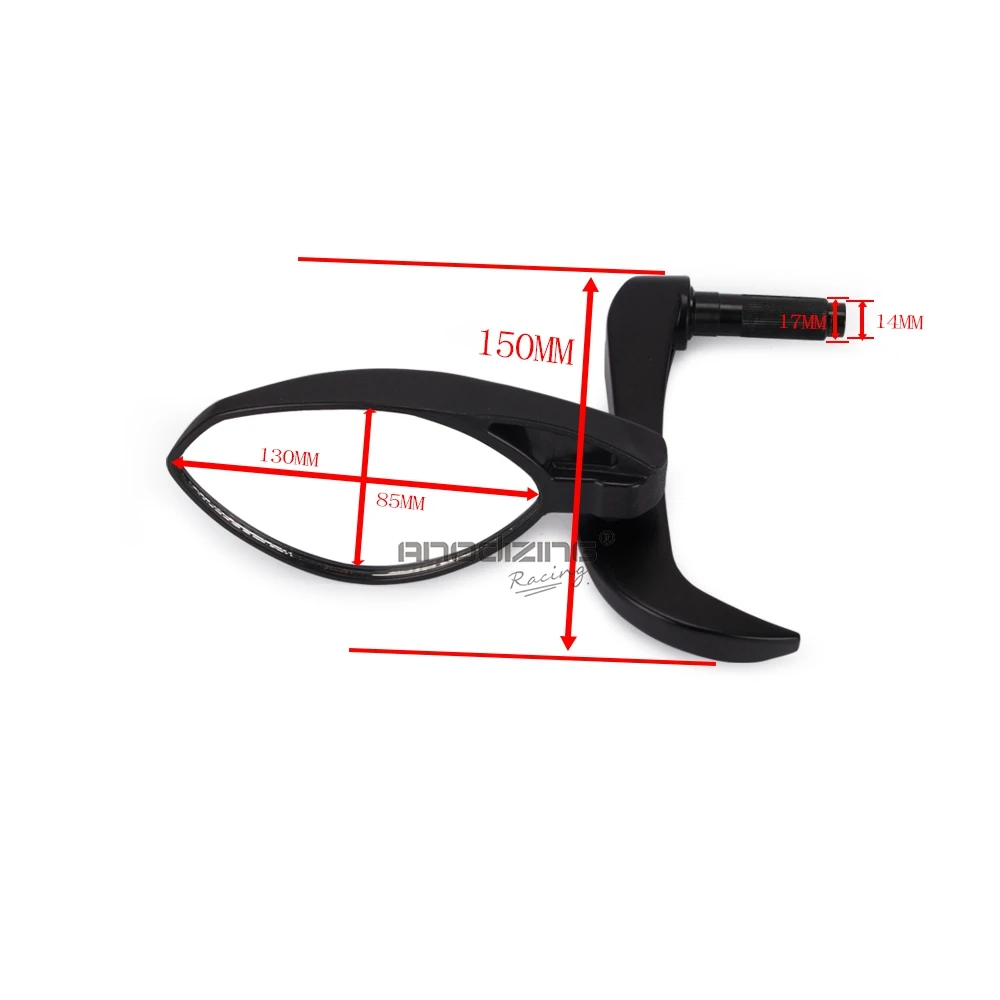 Для мотоцикла MT 09 MT09 NINJA300 22 мм 7/8 &quotЗащита рук рычаг сцепления пара боковых зеркал
