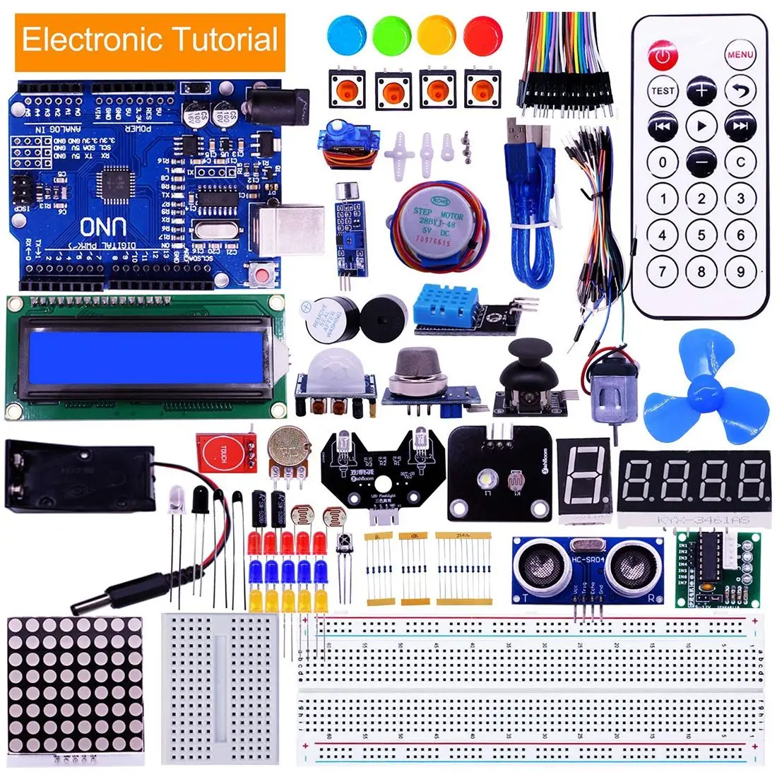 

MODIKER Project Zero Basics Learning Starter 14 Advanced Sensors Tutorial for Arduino UNO R3 Graphical Programmable High Tech