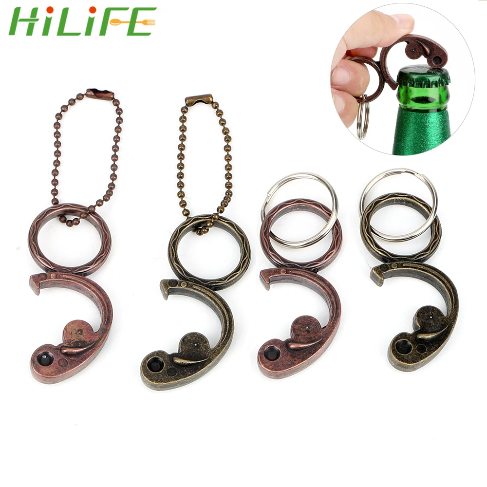 

HILIFE Heart Shape Bottle Opener Zinc Alloy Retros Beverage Wrench Keychain Beer Bottle Opener Bar Tool Kitchen Gadgets