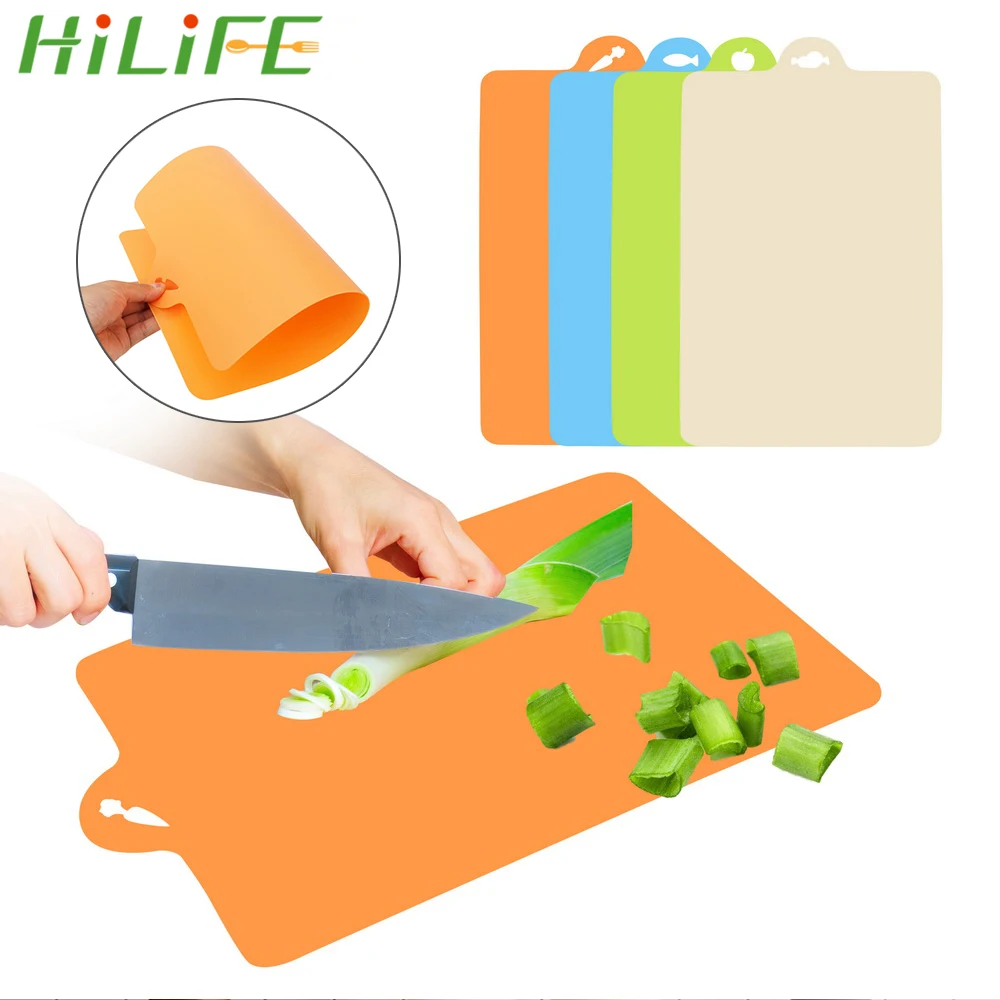 Пластиковая разделочная доска HILIFE 38*24 см ломтик мяса для овощей разделочный блок
