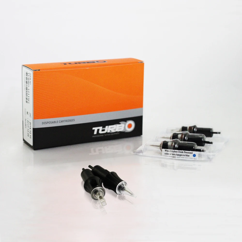 

EZTURBO TATTOO CARTRIDGE NEEDLES FOR TATTOO PEN Round Shader 1203RS/1205RS/1207RS/1209RS/1211RS/1214RS/1218RS CUSTOMIZABLE