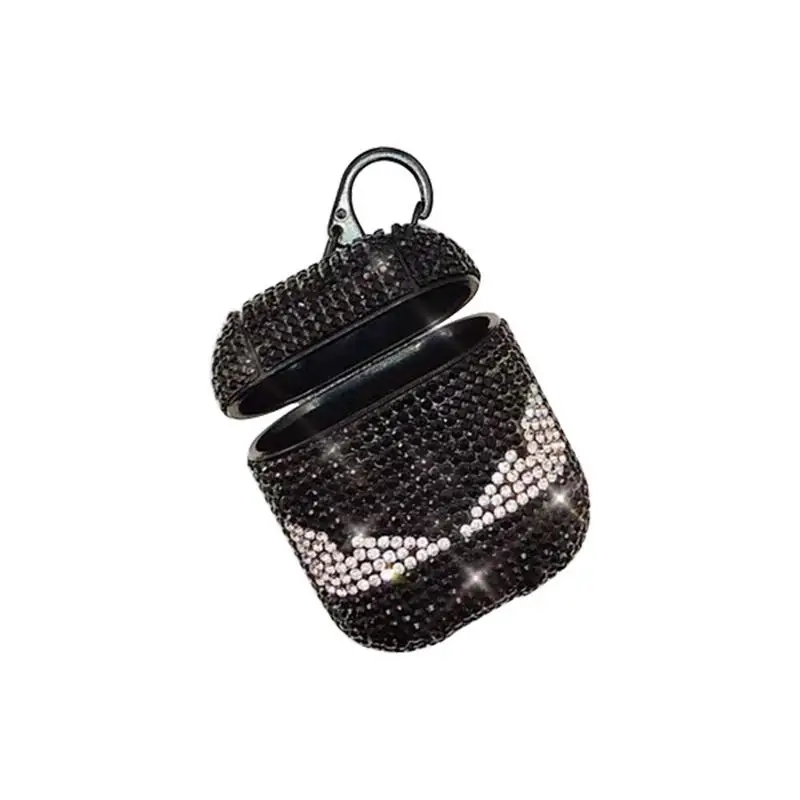 

New Rhinestone Protective Cover For Airpods Earbuds Earphone Wireless Bluetooth Headset Storage Case Shell Drop-proof Box