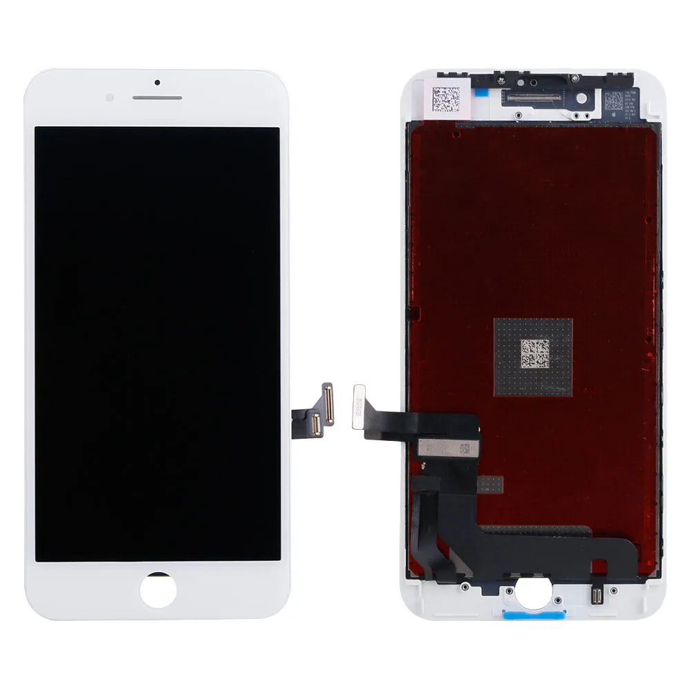 Восстановленный ЖК дигитайзер в сборе для iPhone 8 Plus черно белая панель класса