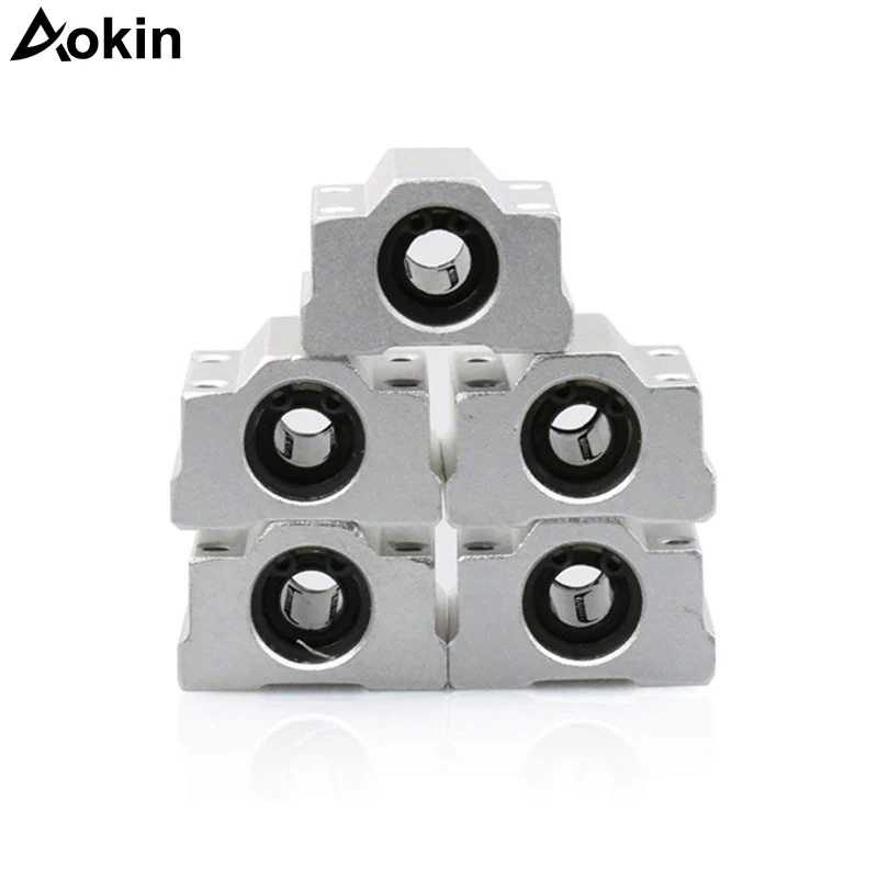 

4 pcs/lot SCU6UU/SCS8UU/SCS10UU/SCS12UU/SCS16UU/SCS20UU Linear Ball Bearing Block CNC Router with LM8UU Bush Pillow Block Linear