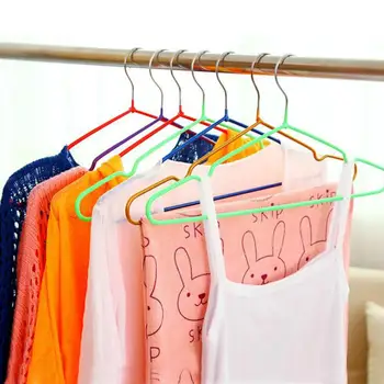 

Adeeing 10Pcs Thin Nonslip Wet Dry Dual Use Clothes Hanger for Adults