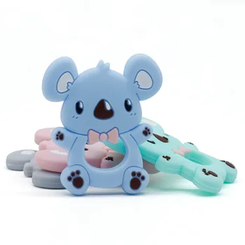 

10pcs Cartoon Lovely koala Silicone Teethers Hot Sale Newest Gift For Baby