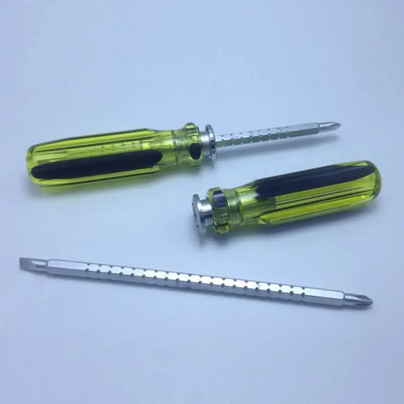 

2 in 1 Multifunctional Screwdriver Tool Alloy Steel Cross Straight Double-ended Bits Screwdriver Hand tools