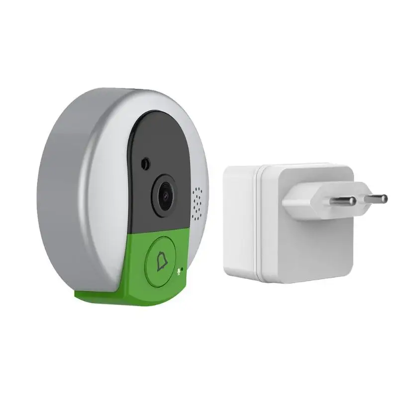 

Vstarcam EU/US Wireless DoorBell HD720P 2 Way Audio Night Vision Wide Angle Video WiFi Security Doorbell Mini Camcorder C95-TZ