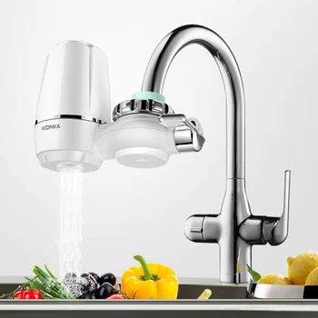 

KONKA KPW-LT01 Faucet Water Filter & Elements Washable Filtration Kitchen Basin Tap Purifier Fit Most Faucets