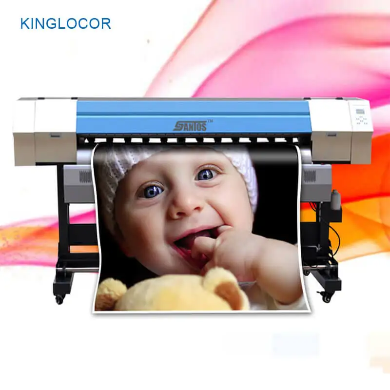 

Eco Solvent 1.8m Printing Machine Vinyl Vehicle Wraps Sticker Flex Banner Large Format Inkjet Printer XP600 head