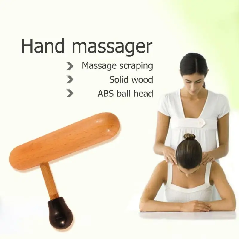 

1pc Portable Massage Roller Ball Rod Wood Body Massager Lymphatic Therapy Relax Health Care Massage Tools massageador
