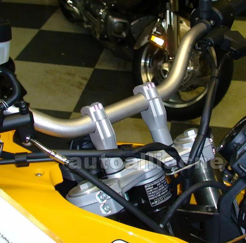 Подъем на руль 4 5 дюйма 1 хромированный дюйм для Harley Honda Yamaha Suzuki Kawasaki Cruisers Touring|Руль