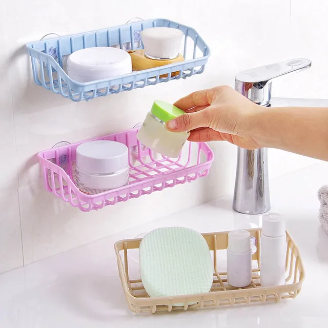 Accessori Da Cucina in plastica 1 pz Mensola Lavandino Tazza di Doppia Aspirazio Accessori Da Cucina in plastica 1 pz Mensola Lavandino Tazza di Doppia Aspirazio