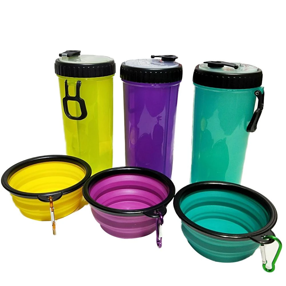 portable dog feeder