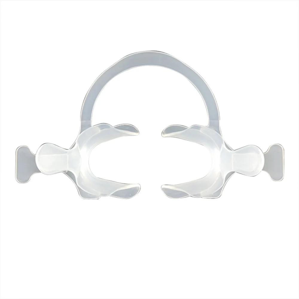 

Dental Cheek Lip Retractor Mouth Opener C-Shape with Handle White Mouth Opening device Oral Care Large / Small