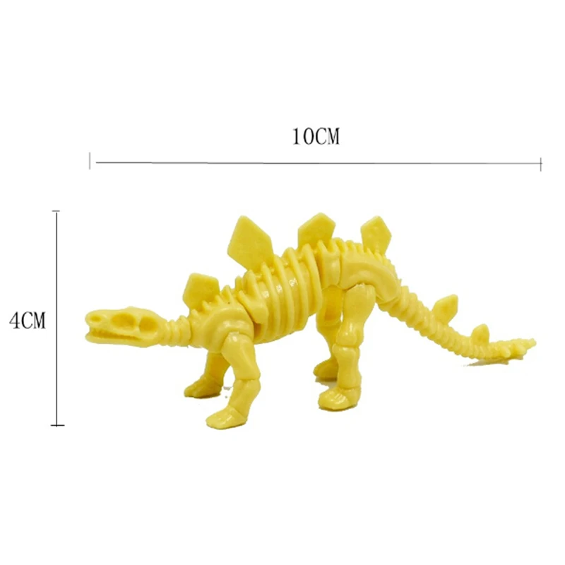 DIY смешной Ассорти ископаемый скелет динозавра фигурки Детские игрушки динозавры игрушки новые