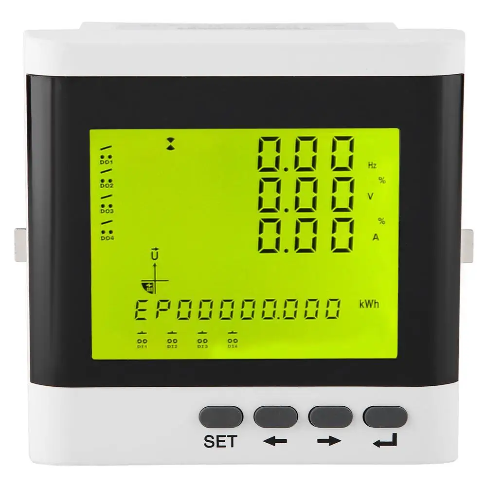 

Multi-function Three-phase Programmable Electric Power Meter Digital LED Ammeter Voltmeter High Quality