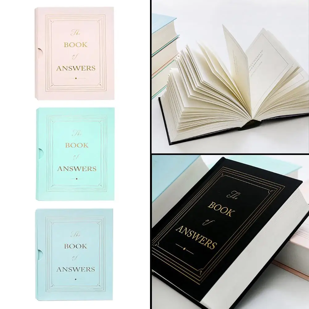 

Book of Answers in Chinese and English Edition Thickened Fine Products Psychic Divination Notes Life Solutions Diary Book