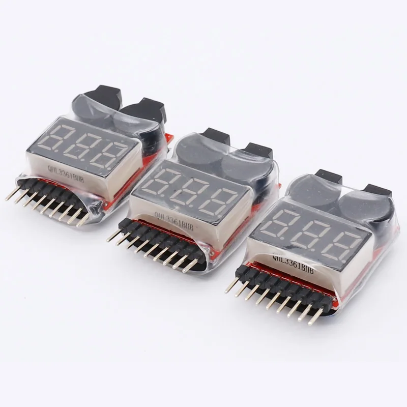 3 шт./лот 1 8S LED низкого напряжения Звуковой сигнал тревоги Lipo индикатор тестер