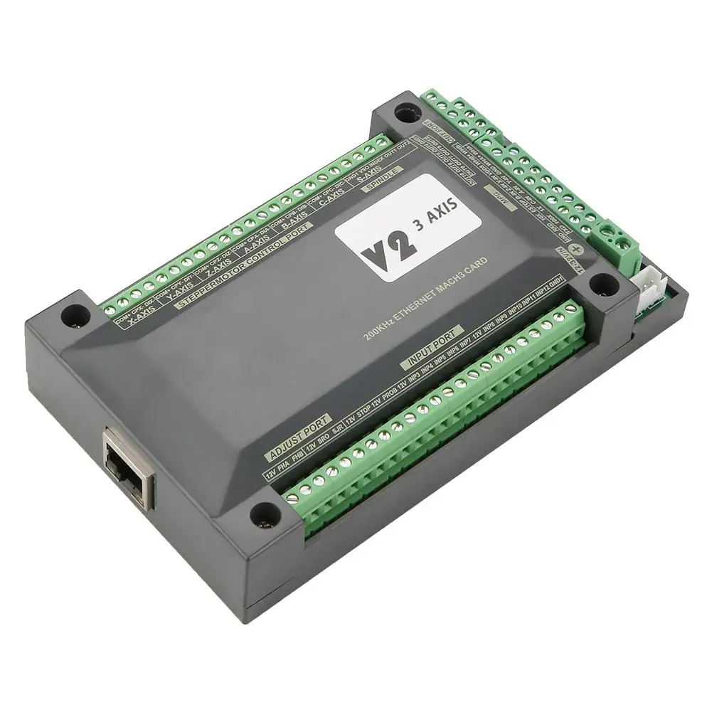Новый 3 осевой NVEM ЧПУ контроллер Ethernet MACH3 карта контроля движения для шагового