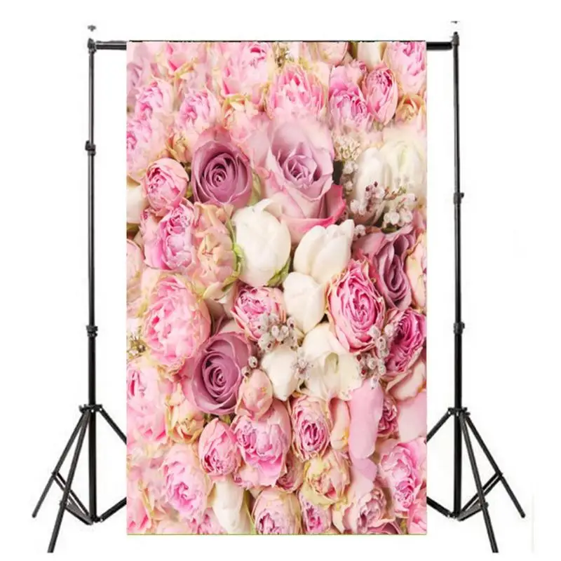 Flowers Printed Photography Backdrop Background Cloth Studio Photo ...