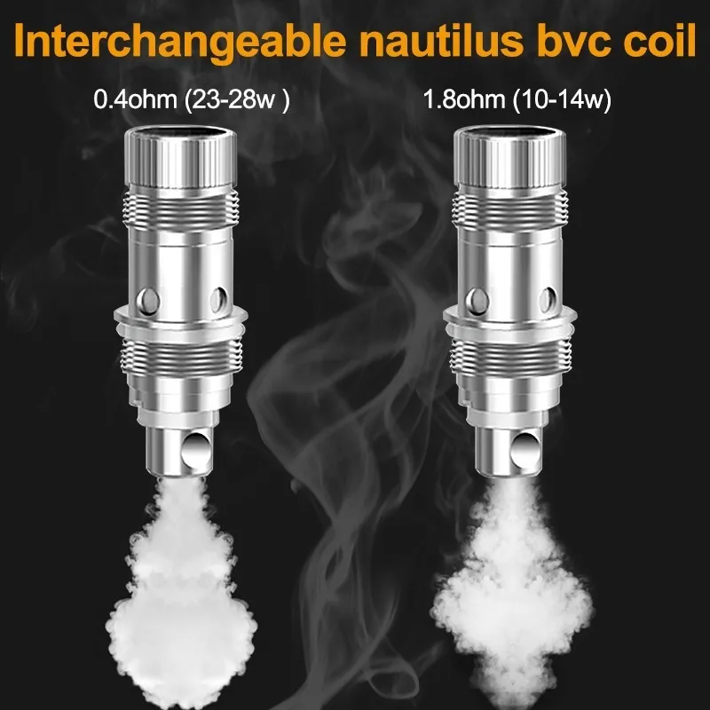  In Stock Aspire Nautilus 2S Tank Electronic Cigarette MTL Vape Atomizer Use 0.4/1.8ohm Nautilus BVC