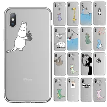 Чехол Ottwn для iPhone X, чехол для iPhone 6, 6s, 7, 8 Plus, XR, XS Max, 5, 5S, SE, 11Pro, Max, забавное животное, динозавр, мягкий чехол для телефона, прозрачный чехол