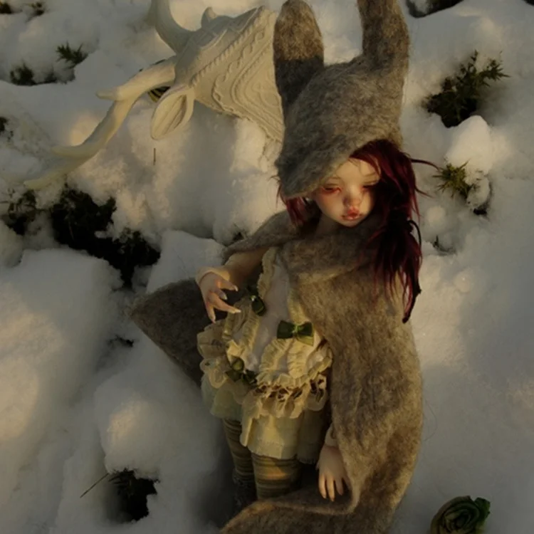 Beste Nieuwe Collectie BJD Doll DIM Laia 1 4 bjd pop Voor Meisje Oueneifs Pop in Geest FL Half Slapen Of Open ogen Hoofd