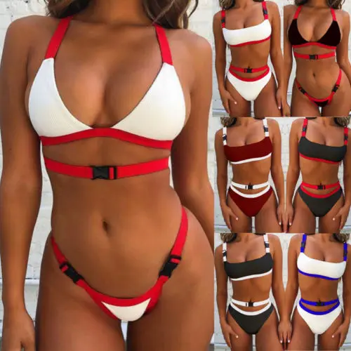 

Summer Ladies Padded Push-up Pretty New Stylish Bikini Beach Swimsuit Bathing Suit Swimwear Beachwear