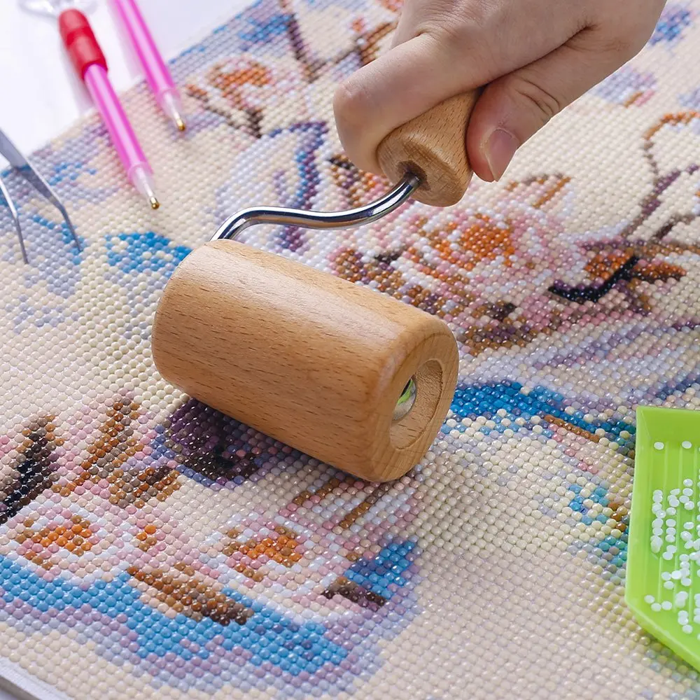 5D алмазная живопись инструмент деревянный ролик для вышивки стразами Diy