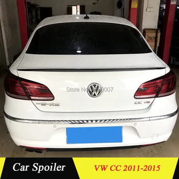 

For Volkswagen CC 2011 2012 2013 2014 2015 spoiler ABS Material Tail Wing Rear Trunk Spoiler for Volkswagen CC