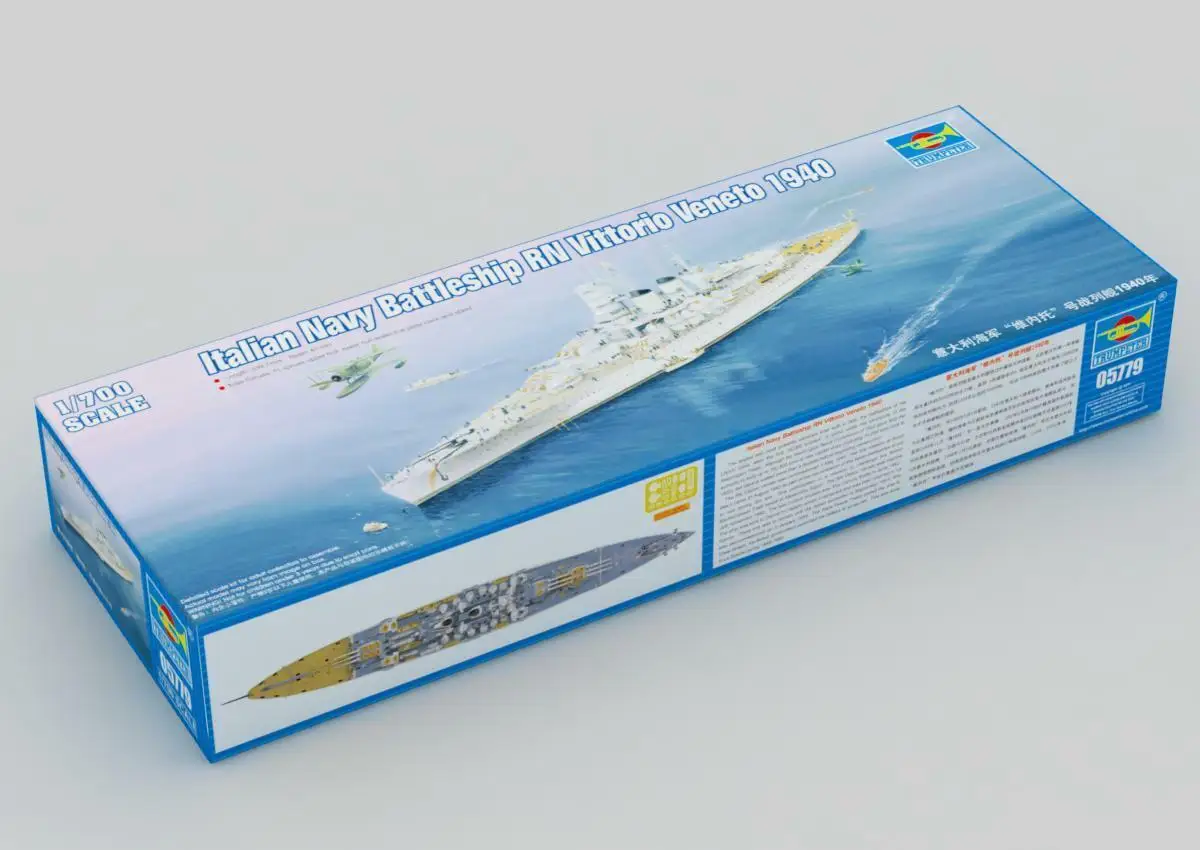 Trumpeter 1/700 05779 итальянский боевой самолет RN Витторио Венето 1940|Наборы для сборки