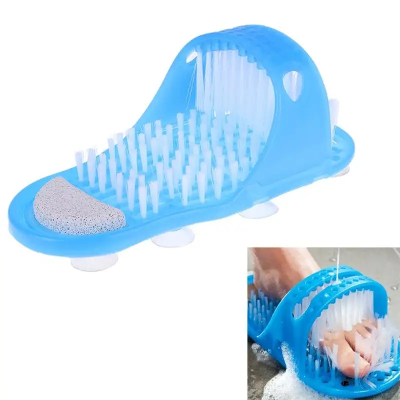 Пластиковые массажные тапочки для душа с эффектом отмершей кожи, обувь для ванной, щетка и пемза, скребок для ног, инструмент для ухода за ногами