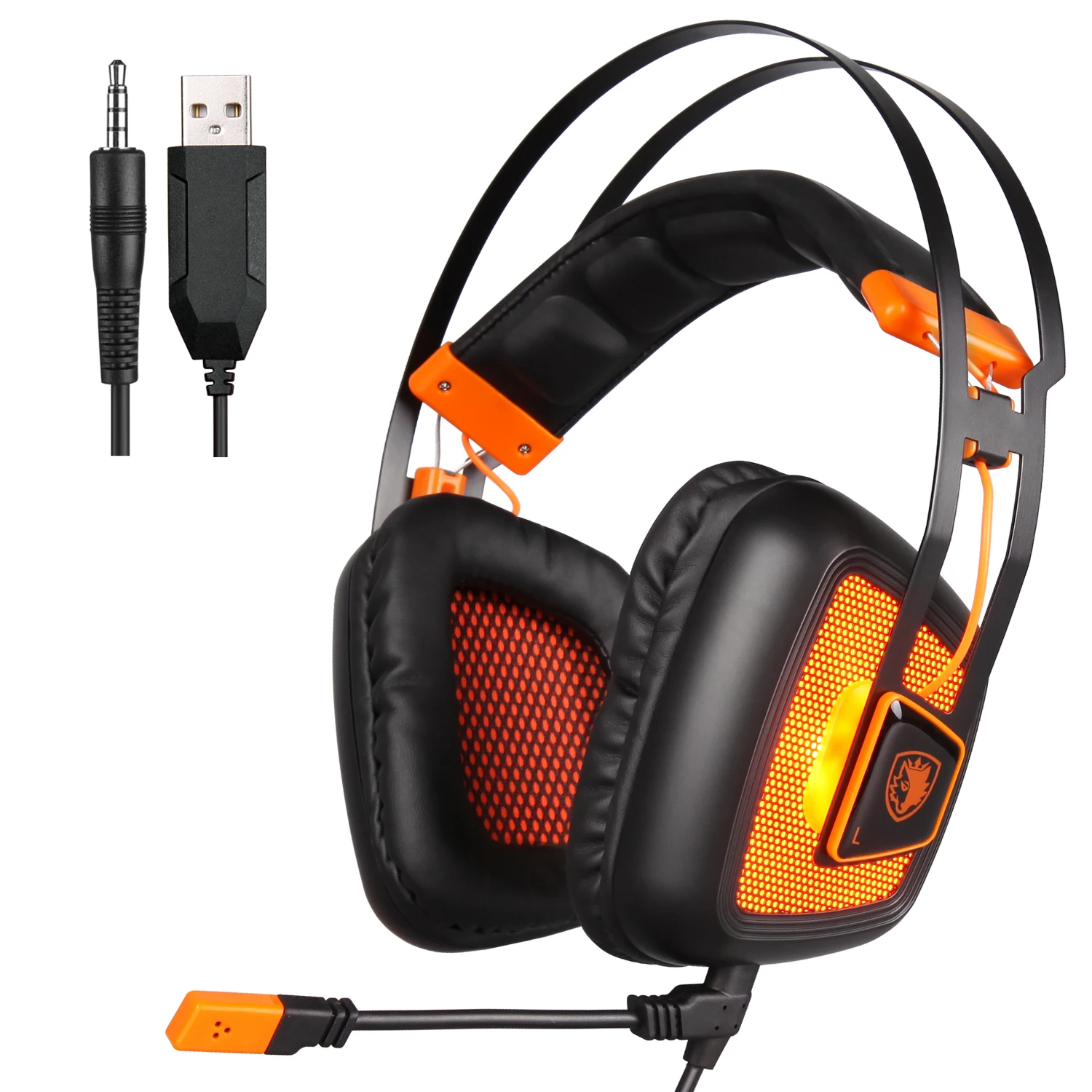SADES SA809 PS4 Игровые наушники 3 5 мм jack стерео звук с микрофоном для ПК/ноутбук/Mac |