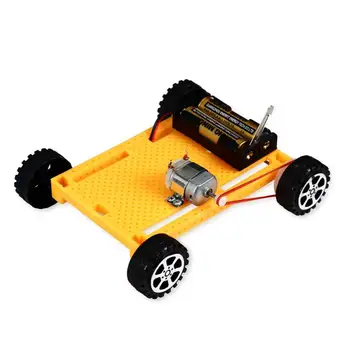 

RCtown Battery Power Car Assembly Model Kit Development Toy Science Technology Electric Toy