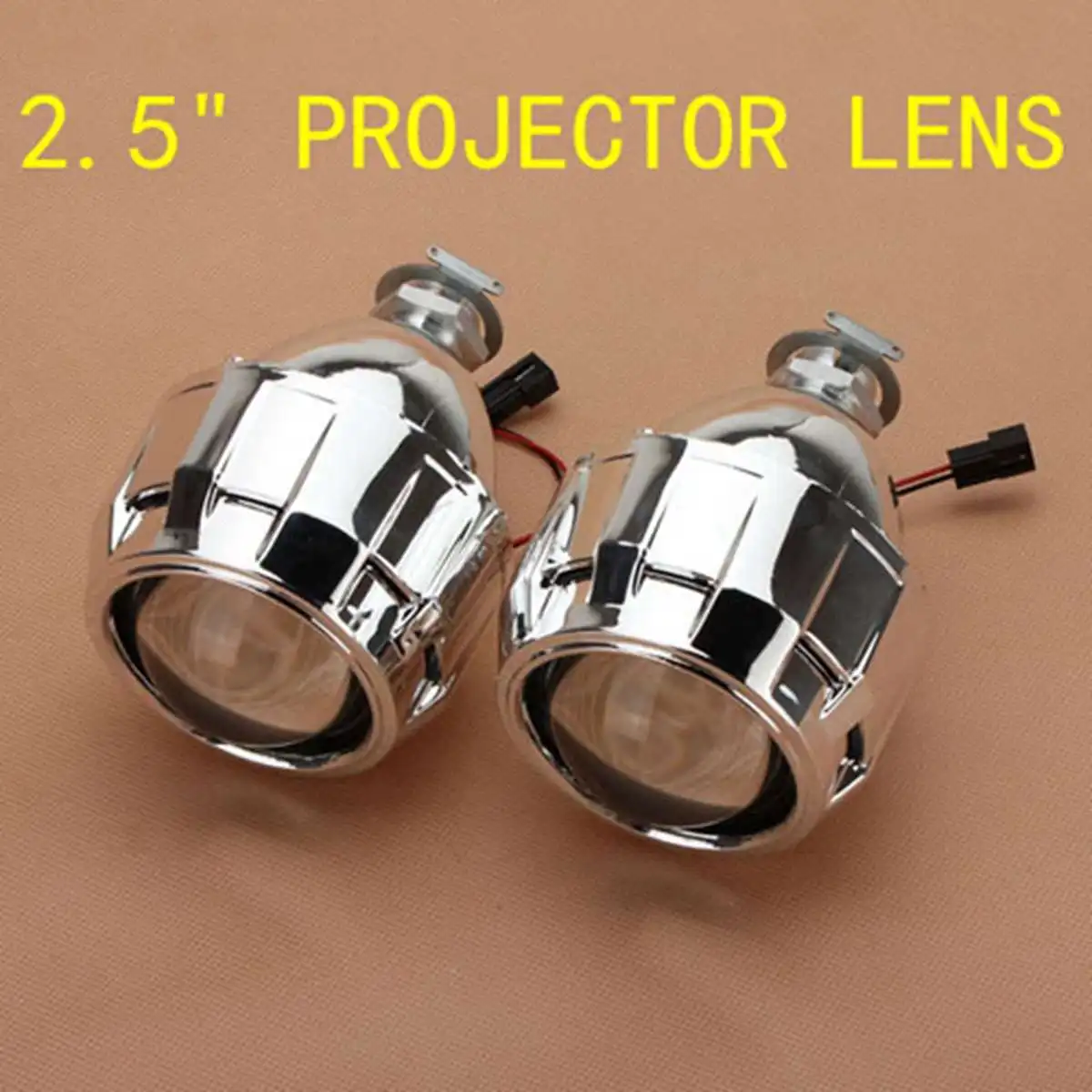 

LHD 2.5 inch Car Mini Bi-Xenon for HID Projector Kit Lens Car Hi/Lo Headlights Shroud H1