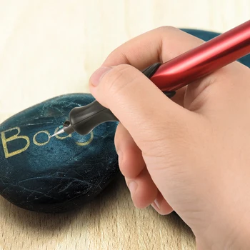 

Electric Micro Engraving Pen Mini Engraver Machine Cordless DIY Carve Tools Graver Kit with Extra Diamond Tip Bit Replacement