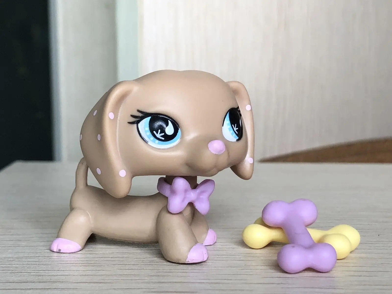 Cartoon Animals Dachshund Sausage Dog #909 Powder Point & Accessories Rare