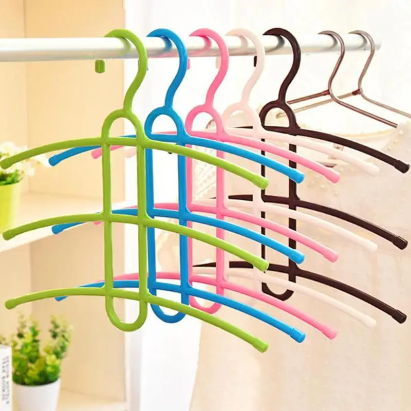 

Multifunctional Multi Layers Clothes Hanger Fishbone Type Clothing Towel Storage Rack Closet Wardrobe Space Saver Hanging Rack