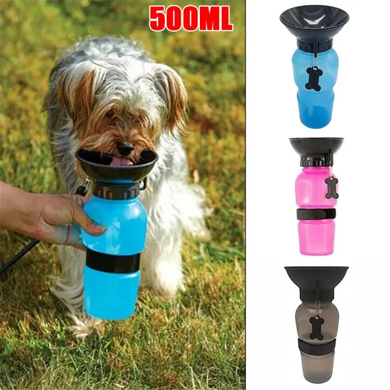 

Dog Portable Water Feeder Outdoor Pet Water Bottle Anti-overflow Design Dog Water Bottle Simple Operation Water Feeder