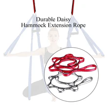 1,1 м Воздушный Гамак для йоги, удлиняющий ремень для йоги, ромашка, качающийся гамак для йоги, удлиняющий ремень для альпинизма, рабочая веревка