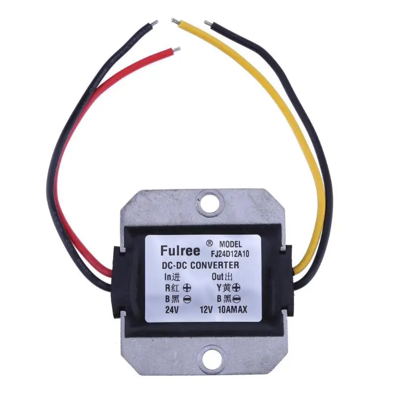 

DC-DC 24V to 12V 10A Step-down Voltage Reducer Power Converter Module