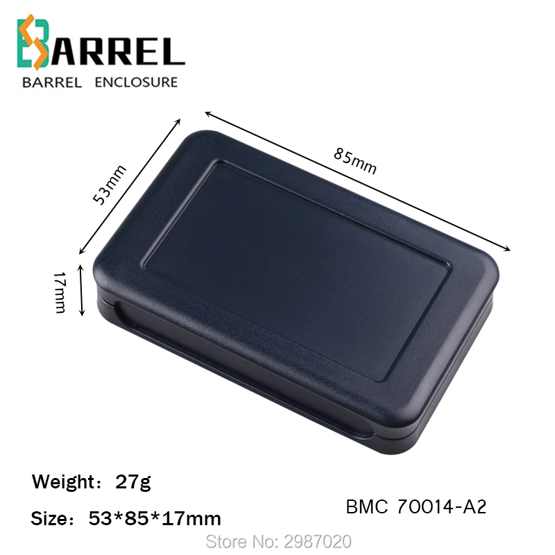 

85*53*17mm small plastic handheld electronic project enclosure ABS DIY wire junction box PLC sensor control switch outlet case