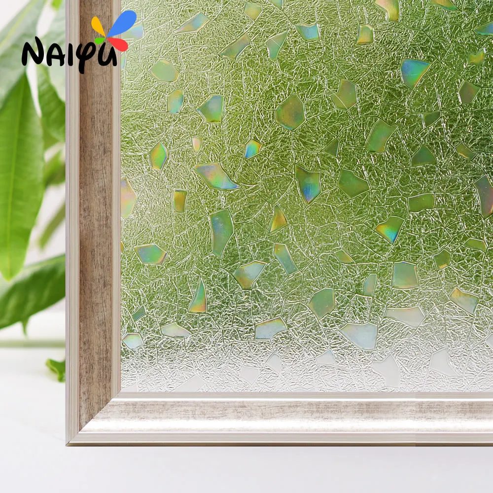 

Pvc Small Dazz Heat Insulation Explosion-proof Glass Films No-glue 3d Static Cling Decorative Sticker Window Stick Film