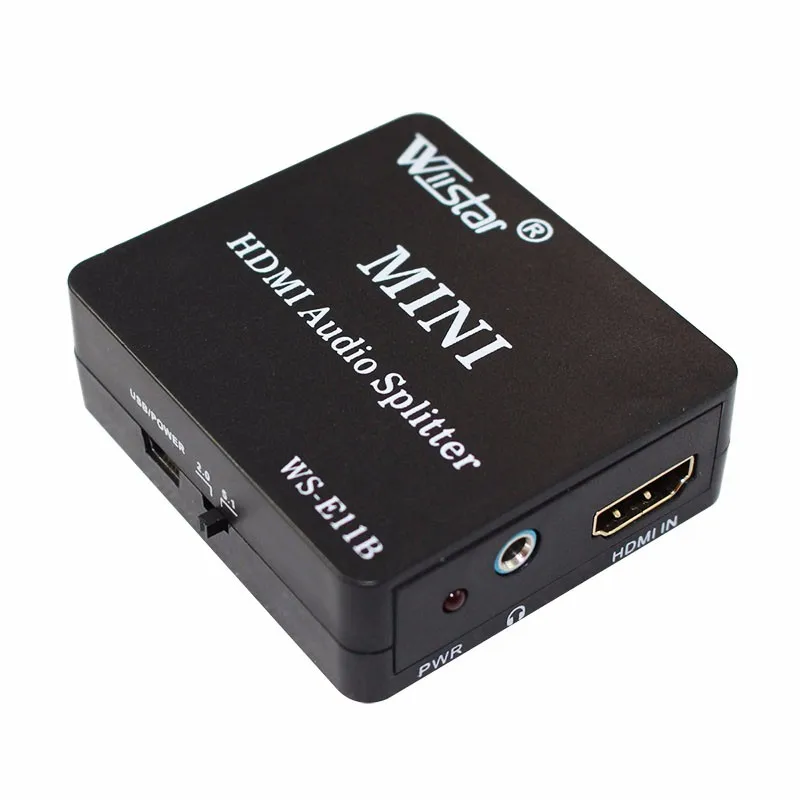 Wiistar HDMI аудио экстрактор разветвитель HDMI к HDMI Spdif/оптический/Coxial 3,5 мм с 2CH/5.1CH HDMI конвертер аудио сплиттер