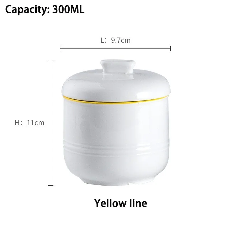 1 шт. суповая фарфоровая банка Дип соус Многофункциональный суповый горшок на пару яичная рисовая паста инструмент фарфоровая банка корейский
