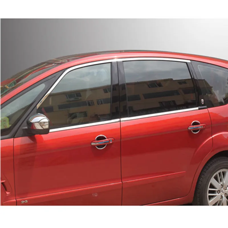 

Stainless Steel Window Frame Trim Side Window Top Trim Strip for Ford S-MAX SMAX 2007 2008 2009 2010-2012
