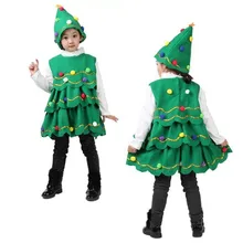 Модный костюм Санта-Клауса; Vestidos; модное праздничное милое флисовое детское зеленое рождественское платье для девочек 6, 7, 8, 9, 10 лет