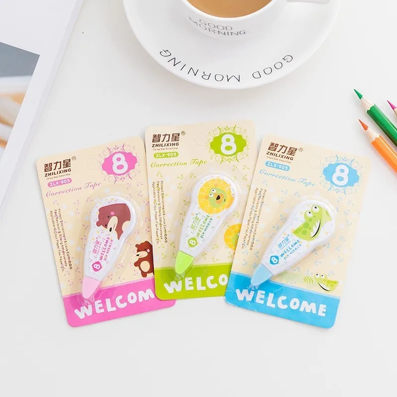 

Cute Cartoon Kawaii Animal Style Correction Tape For Kids Gift School Supplies Materials Korean Stationery Novelty Wholesale